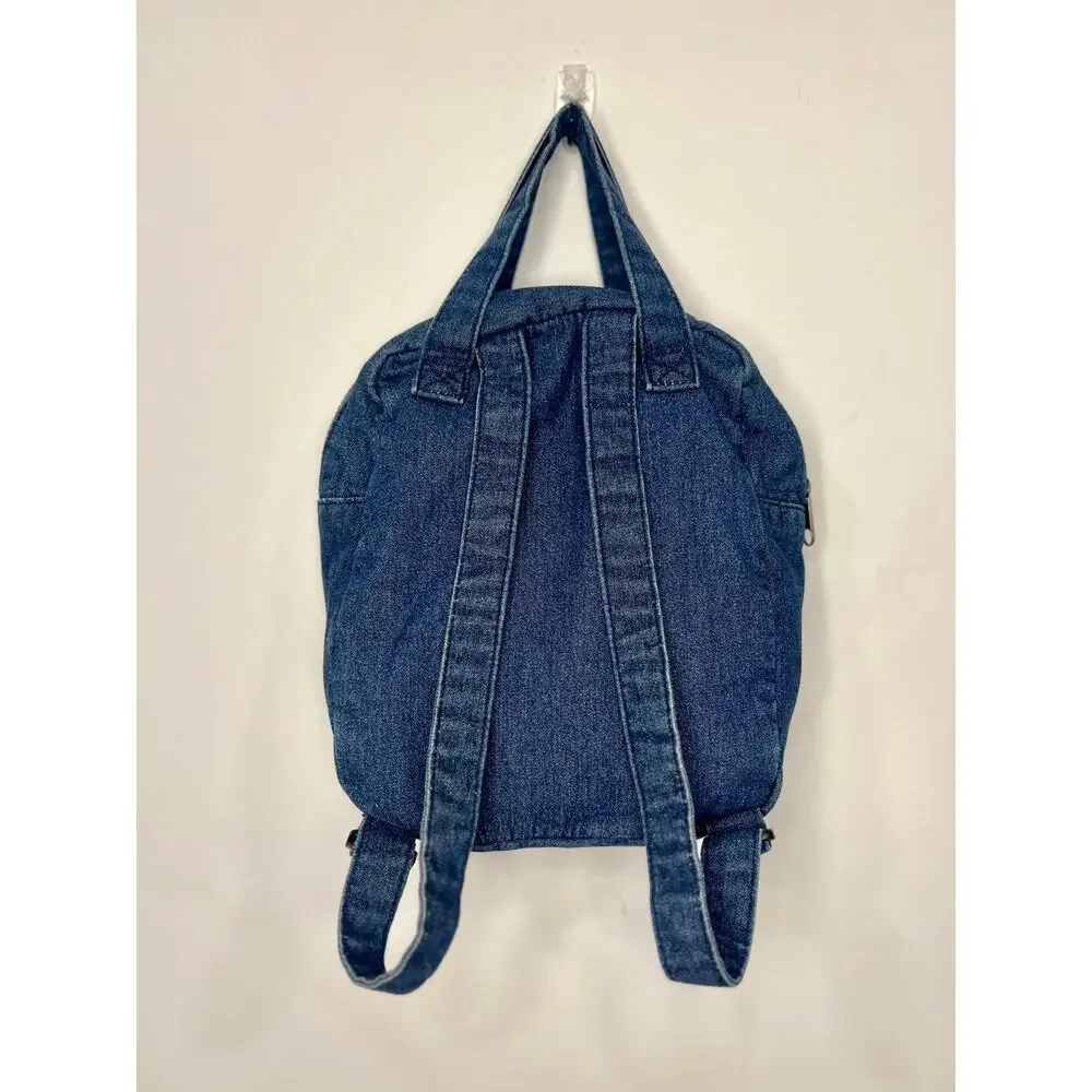 Zara Kids Disney Mickey Mouse Denim Patch Back Pack